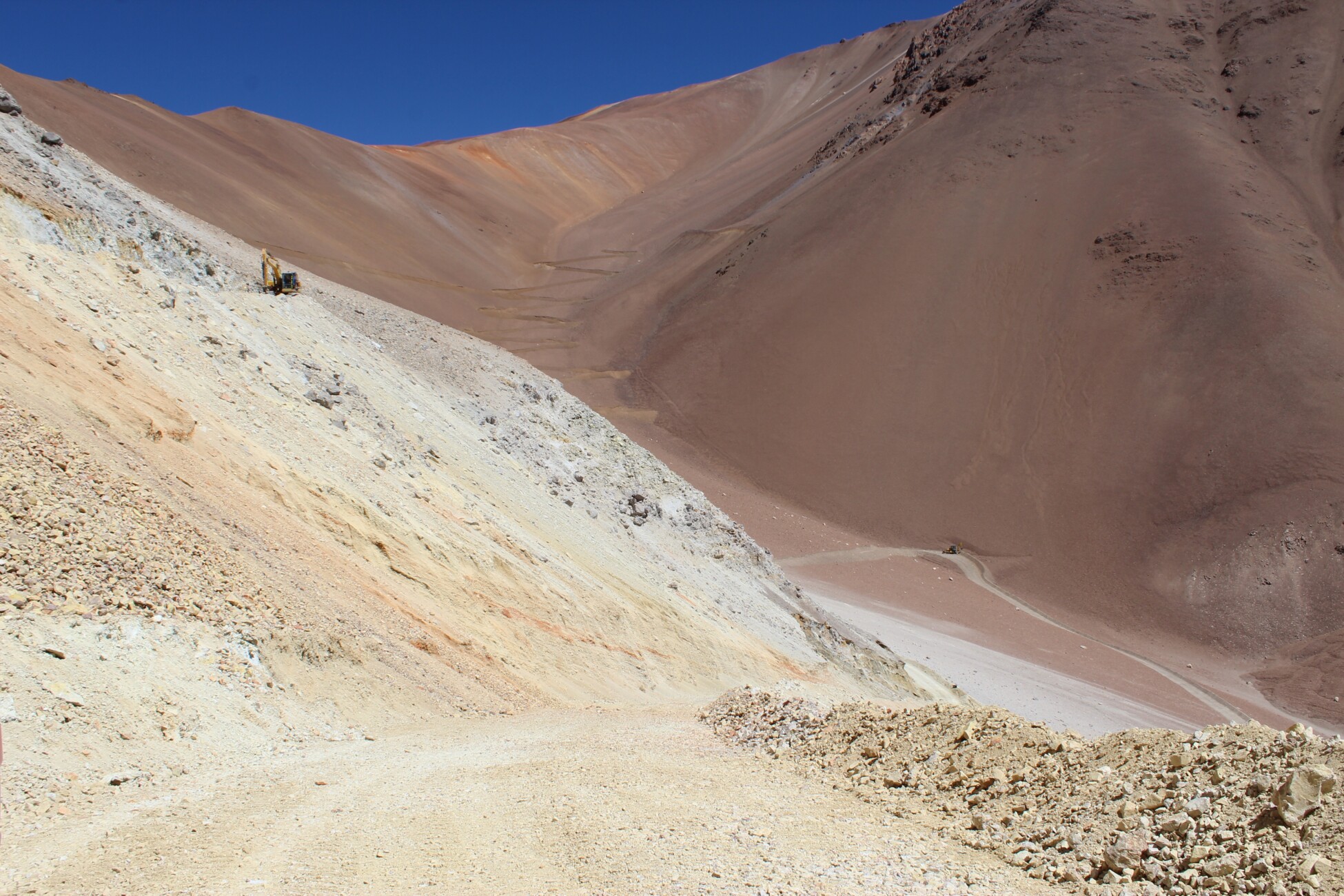 Muestra de mineral de cobre
